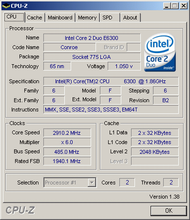 Разгон Intel Pentium Dual Core E6300: Пошаговое руководство